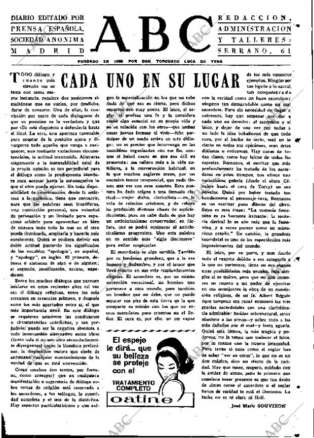 ABC MADRID 26-11-1966 página 3