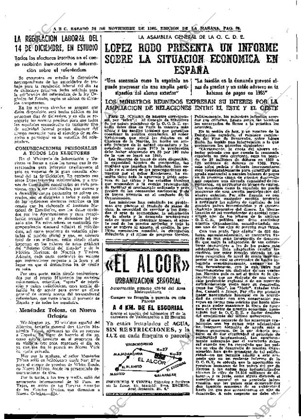 ABC MADRID 26-11-1966 página 69