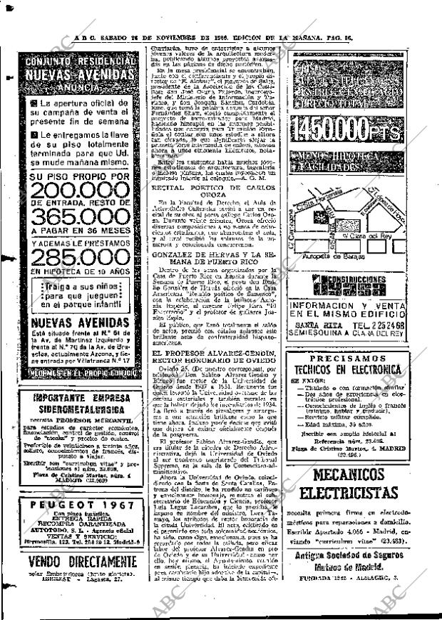 ABC MADRID 26-11-1966 página 96