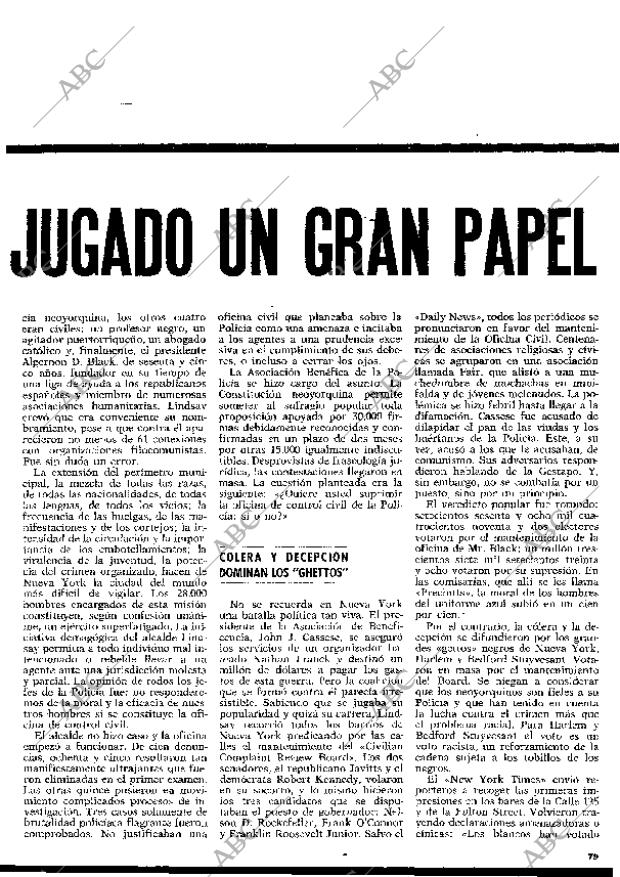 BLANCO Y NEGRO MADRID 26-11-1966 página 79