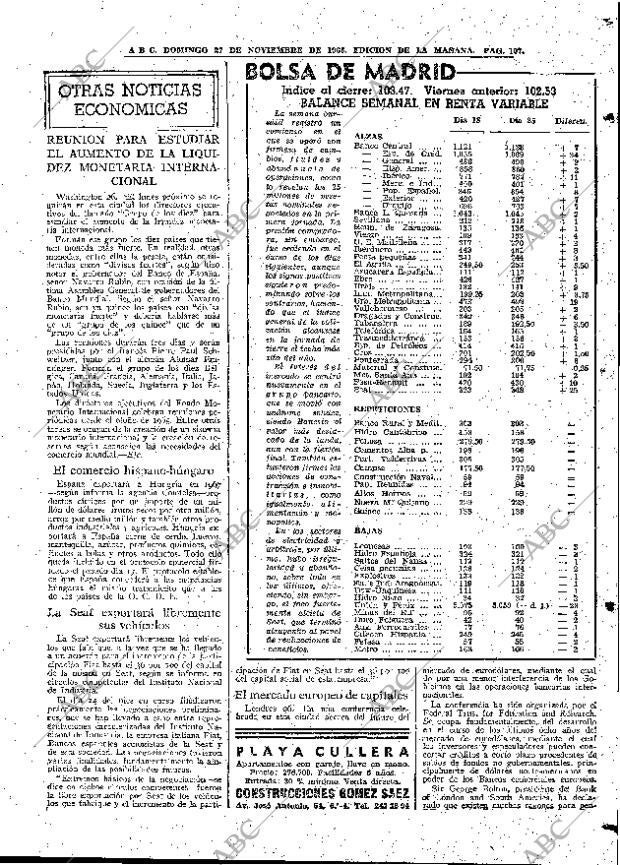 ABC MADRID 27-11-1966 página 107