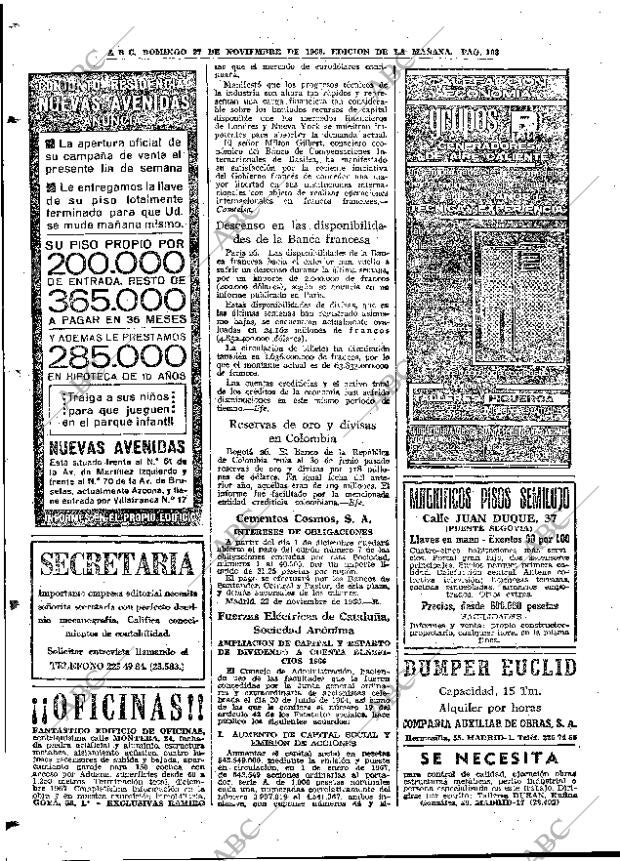 ABC MADRID 27-11-1966 página 108