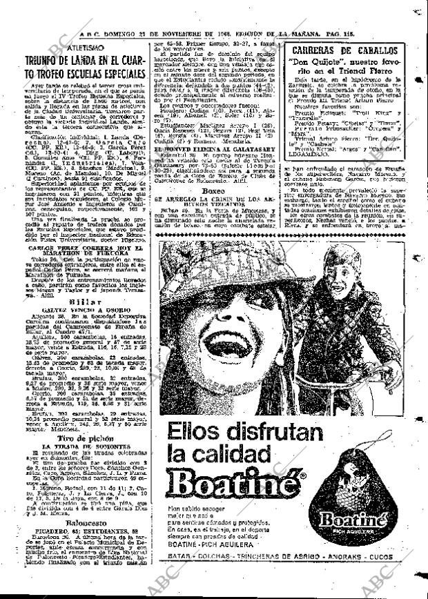 ABC MADRID 27-11-1966 página 115