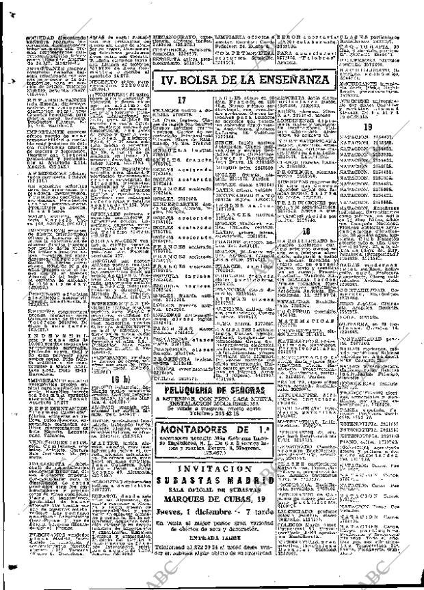 ABC MADRID 27-11-1966 página 134