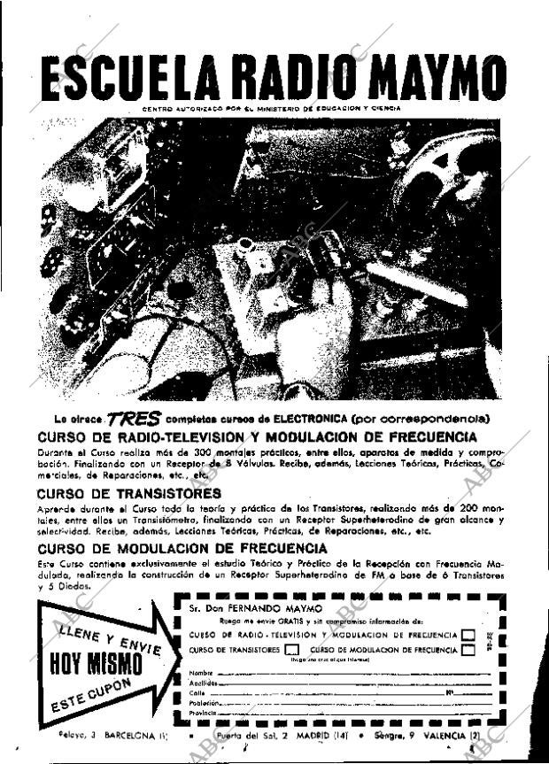 ABC MADRID 27-11-1966 página 26