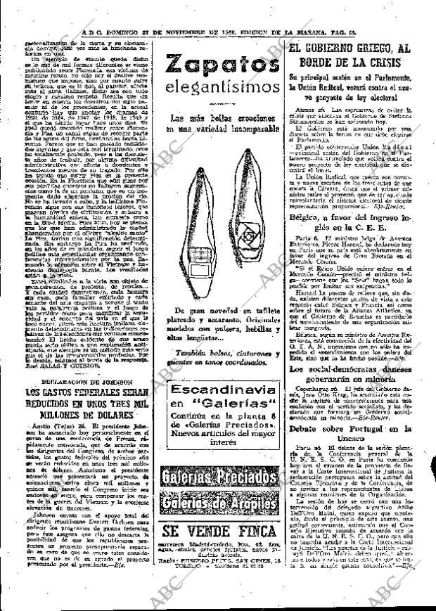 ABC MADRID 27-11-1966 página 66