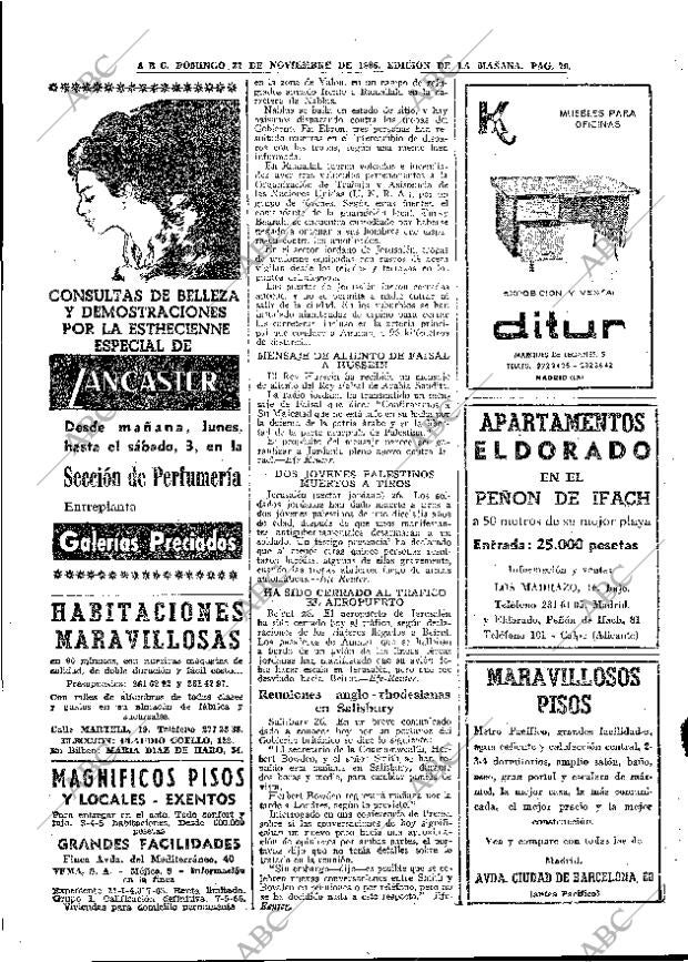 ABC MADRID 27-11-1966 página 70