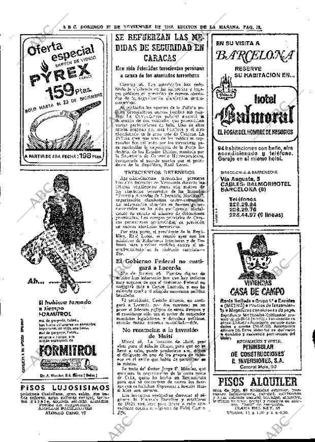 ABC MADRID 27-11-1966 página 72