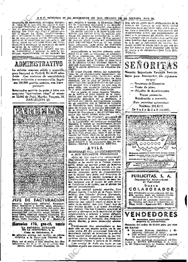 ABC MADRID 27-11-1966 página 88