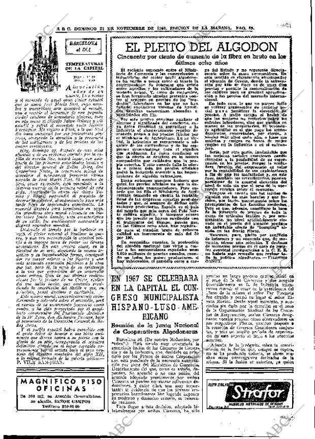 ABC MADRID 27-11-1966 página 89