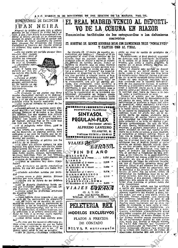 ABC MADRID 29-11-1966 página 101