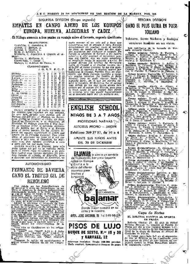 ABC MADRID 29-11-1966 página 105