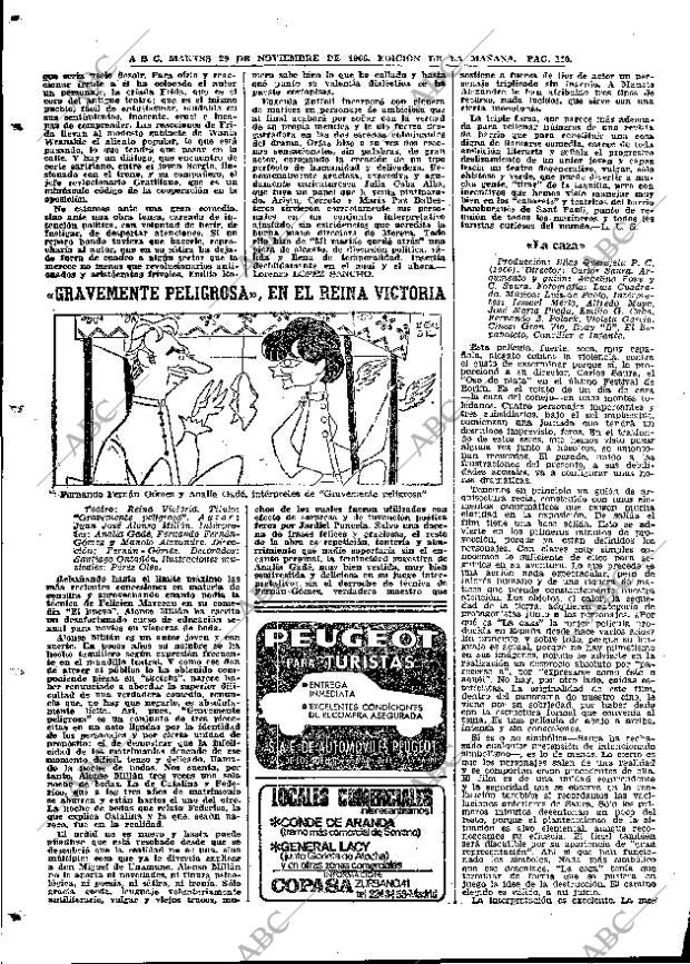 ABC MADRID 29-11-1966 página 110
