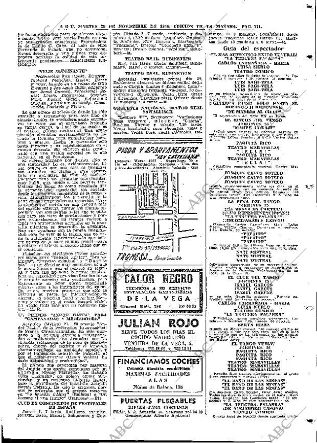 ABC MADRID 29-11-1966 página 111