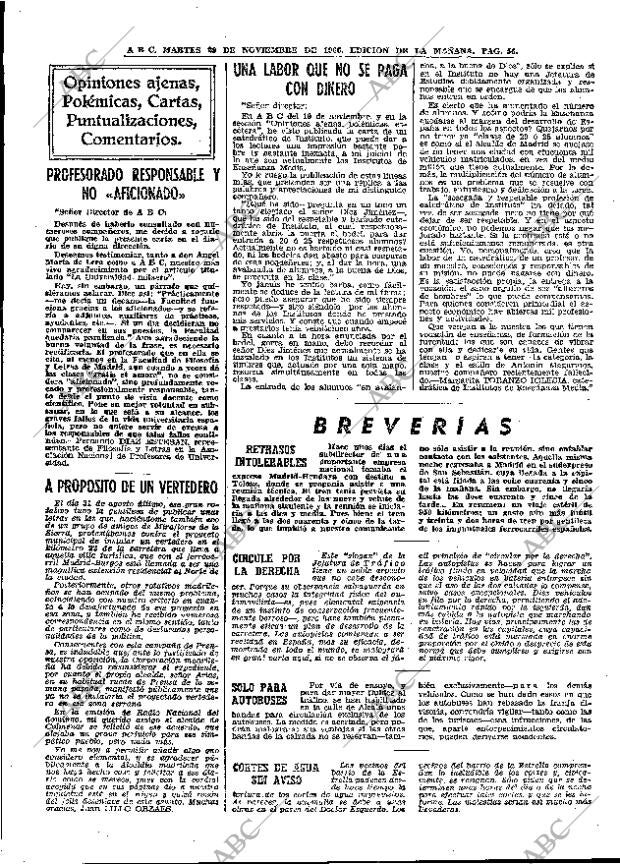 ABC MADRID 29-11-1966 página 56