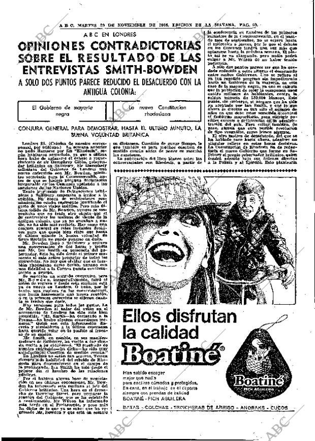 ABC MADRID 29-11-1966 página 59