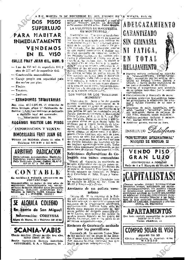 ABC MADRID 29-11-1966 página 62