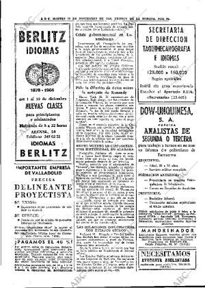 ABC MADRID 29-11-1966 página 68