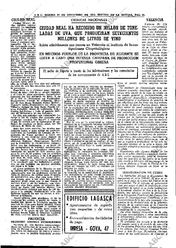 ABC MADRID 29-11-1966 página 81
