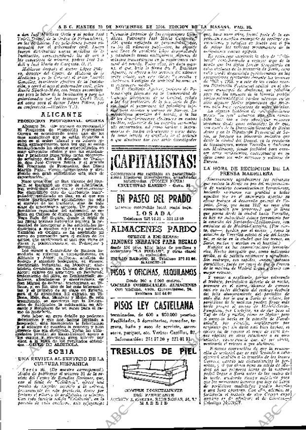 ABC MADRID 29-11-1966 página 82