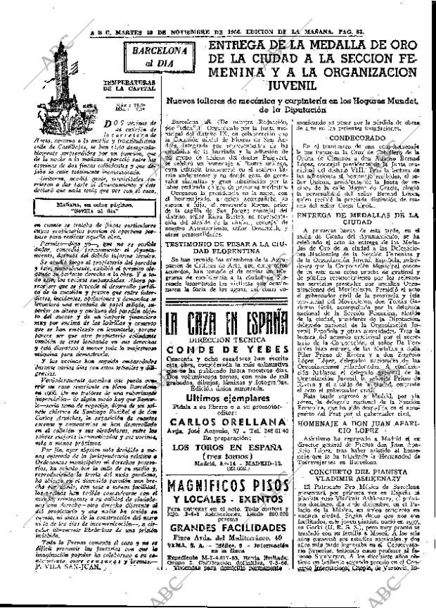 ABC MADRID 29-11-1966 página 83