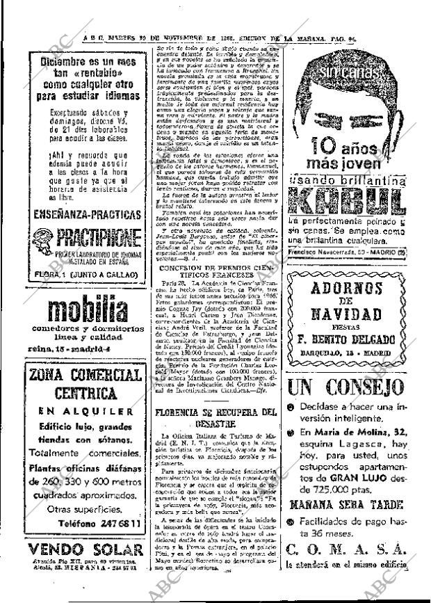 ABC MADRID 29-11-1966 página 94