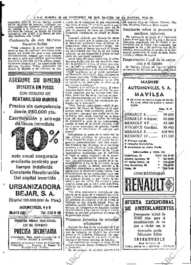 ABC MADRID 29-11-1966 página 96