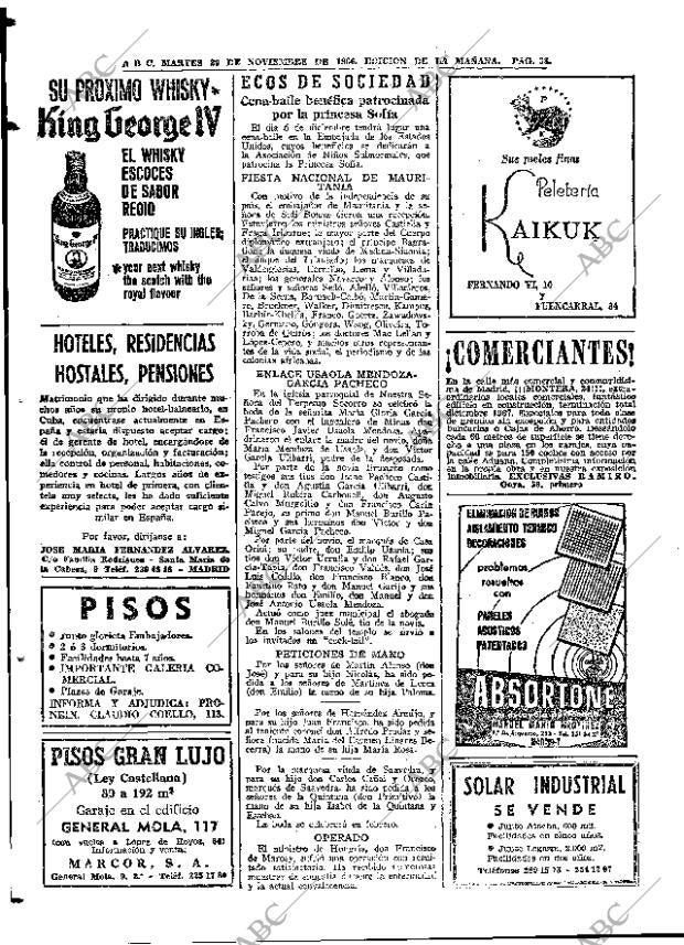 ABC MADRID 29-11-1966 página 98