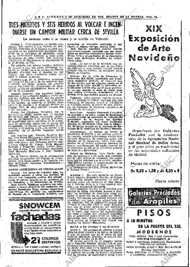 ABC MADRID 02-12-1966 página 61