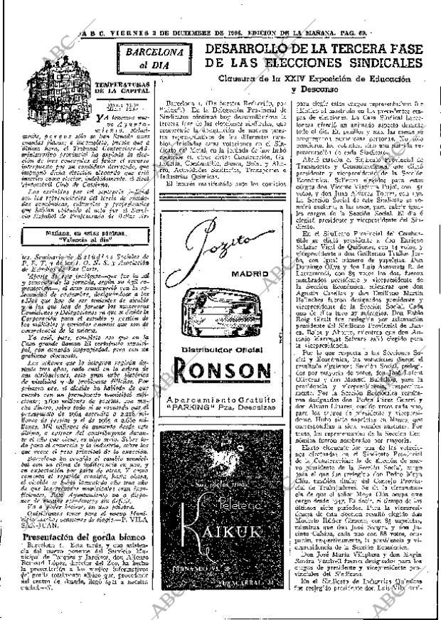 ABC MADRID 02-12-1966 página 69