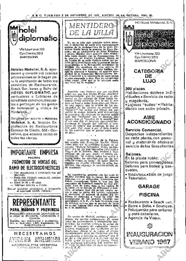 ABC MADRID 02-12-1966 página 76