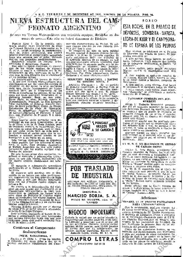 ABC MADRID 02-12-1966 página 95