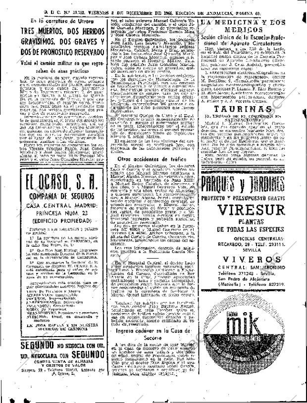ABC SEVILLA 02-12-1966 página 60