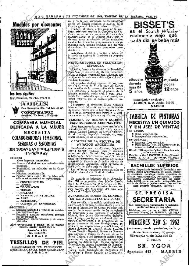 ABC MADRID 03-12-1966 página 64