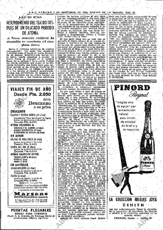 ABC MADRID 03-12-1966 página 66
