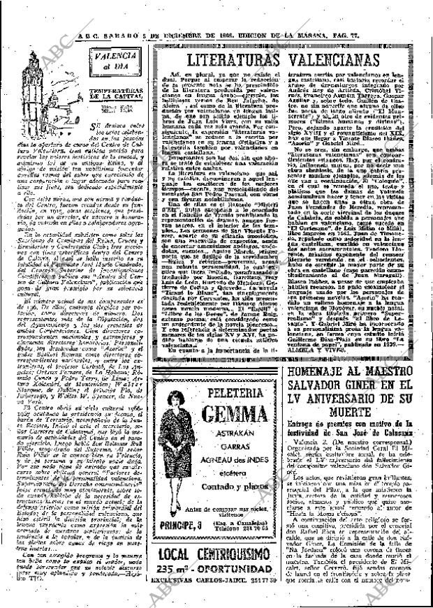 ABC MADRID 03-12-1966 página 77