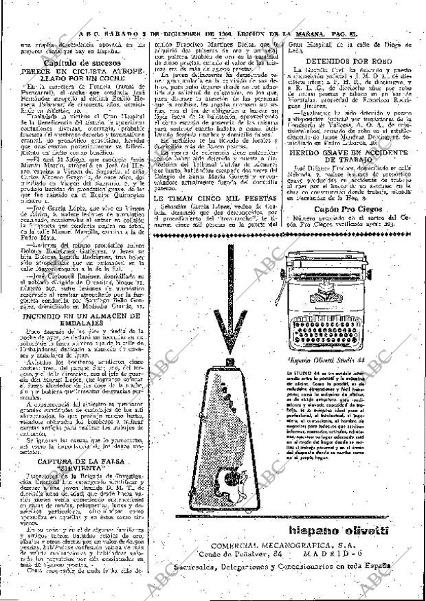 ABC MADRID 03-12-1966 página 81