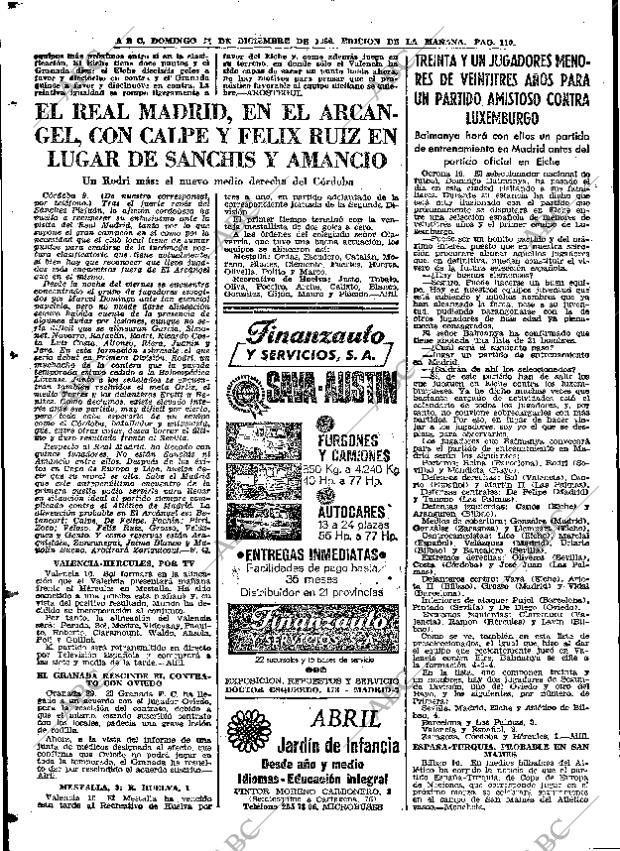 ABC MADRID 11-12-1966 página 110