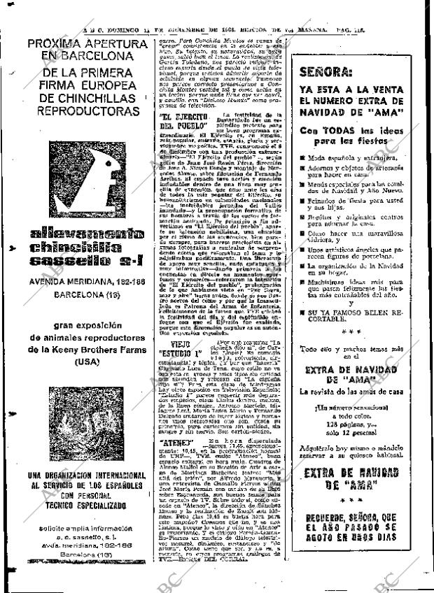 ABC MADRID 11-12-1966 página 116