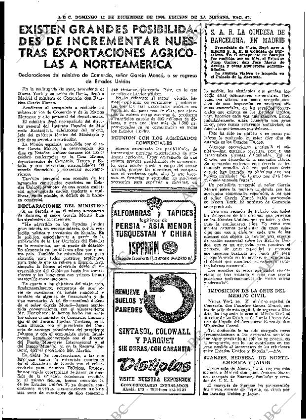 ABC MADRID 11-12-1966 página 65