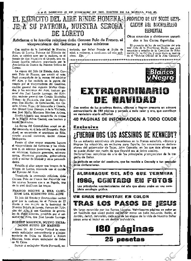 ABC MADRID 11-12-1966 página 67