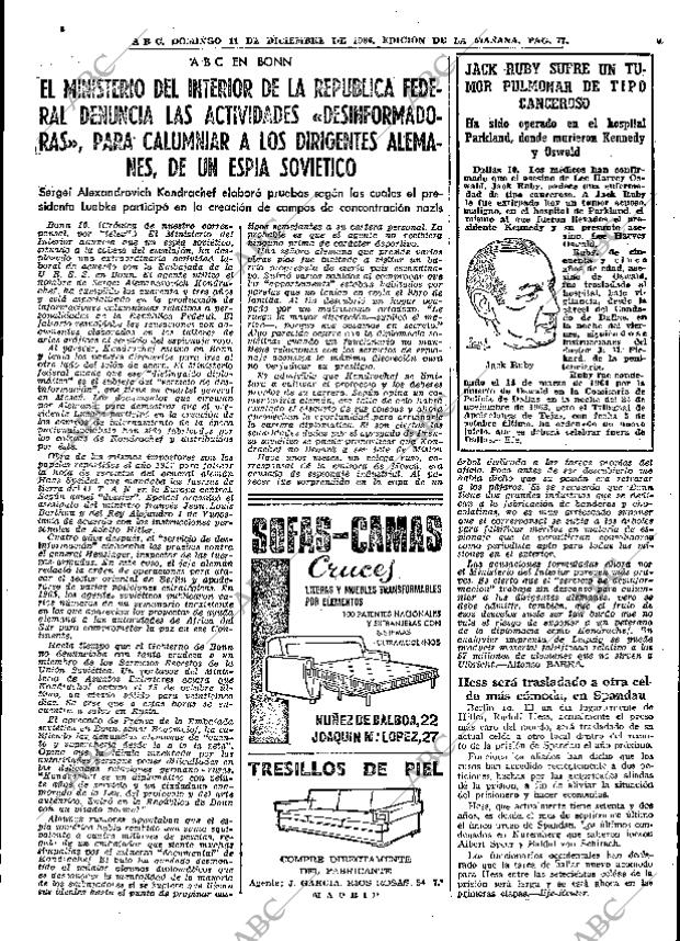 ABC MADRID 11-12-1966 página 77