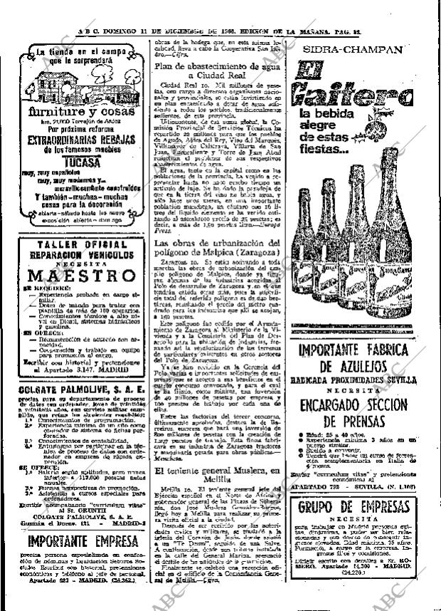 ABC MADRID 11-12-1966 página 88