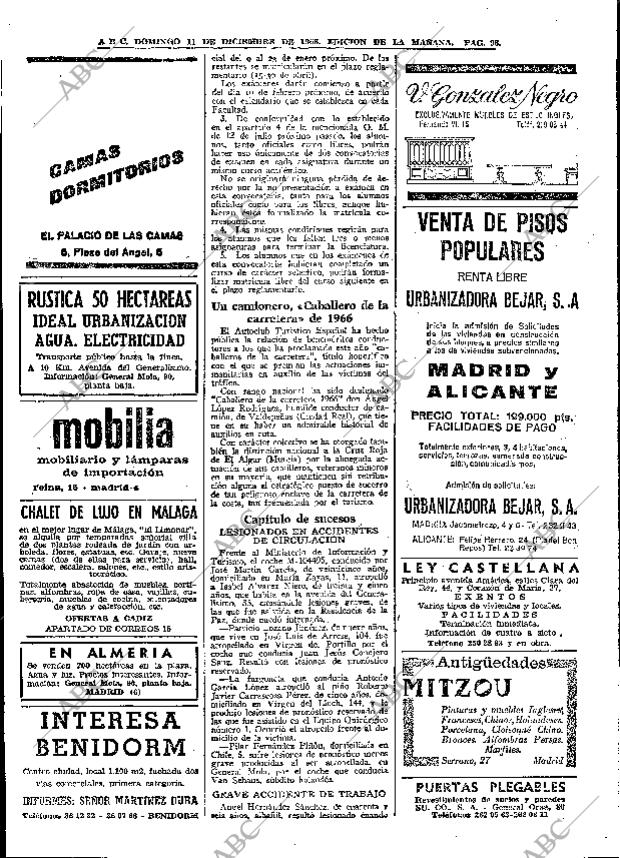 ABC MADRID 11-12-1966 página 98