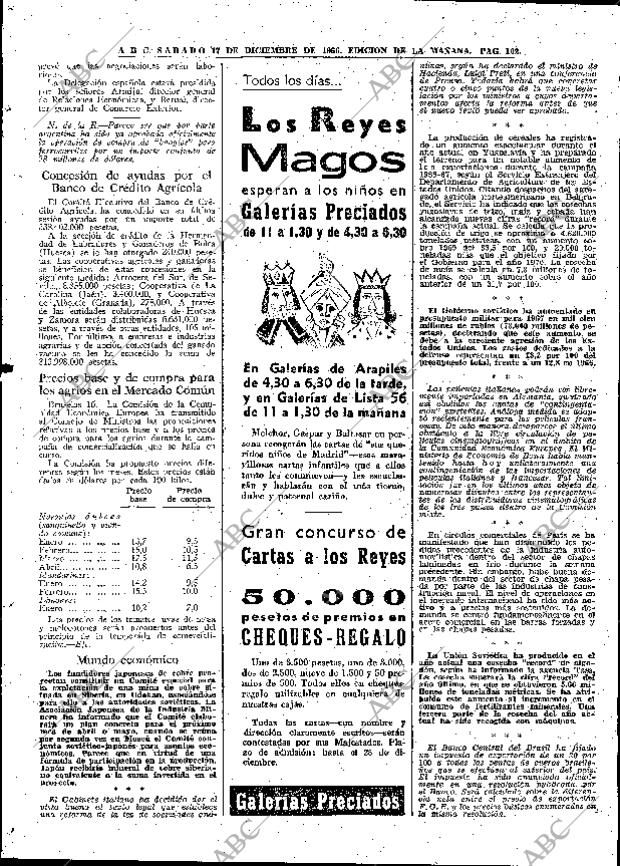 ABC MADRID 17-12-1966 página 102