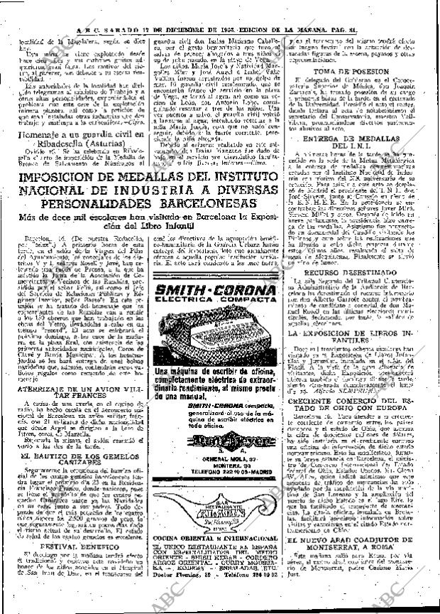 ABC MADRID 17-12-1966 página 81