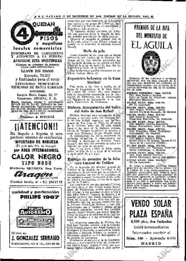 ABC MADRID 17-12-1966 página 88