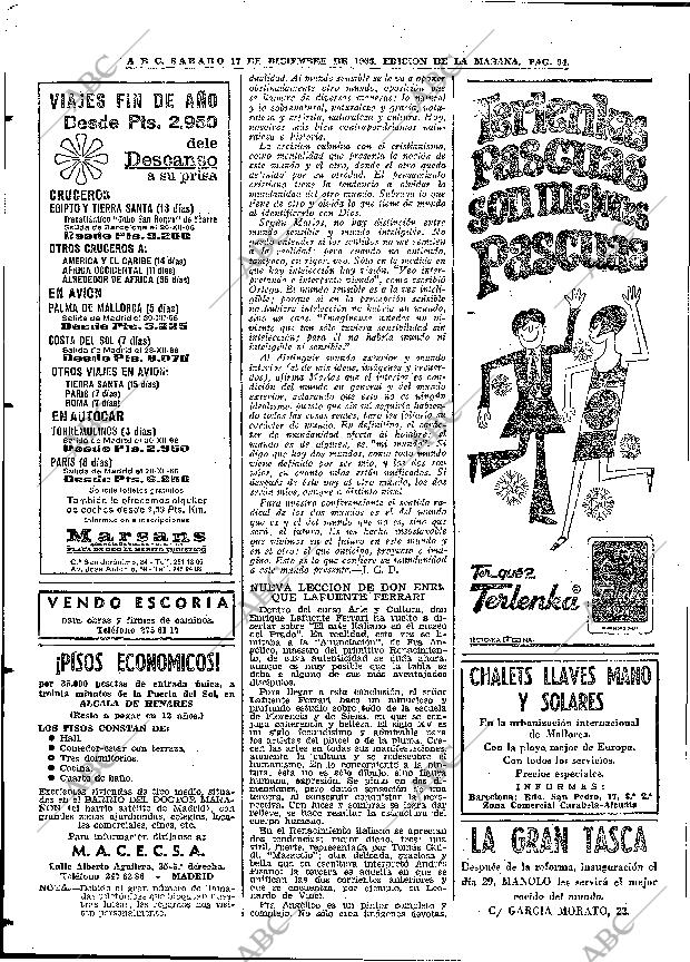 ABC MADRID 17-12-1966 página 94