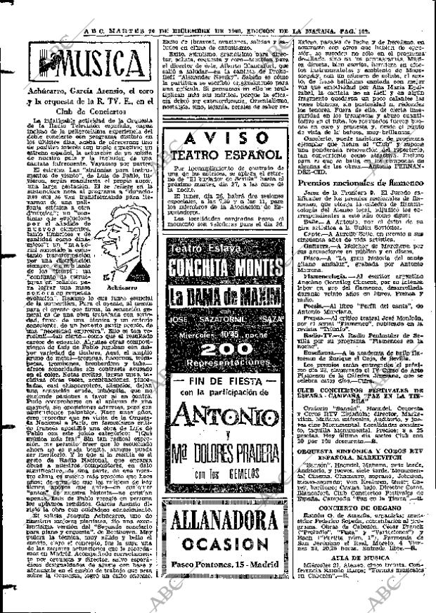 ABC MADRID 20-12-1966 página 102