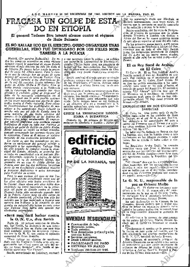 ABC MADRID 20-12-1966 página 53